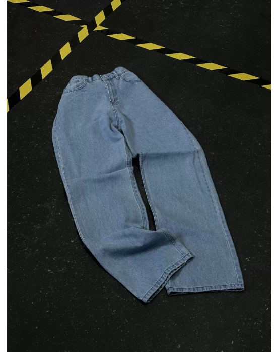 EXTRA BAGGY UNİSEX PANTOLON - Açık Mavi