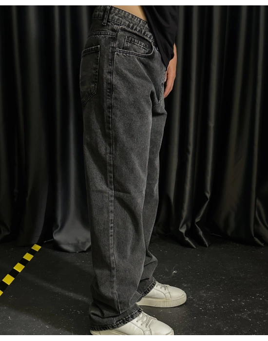 EXTRA BAGGY UNİSEX PANTOLON - Antrasit