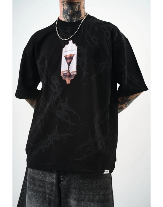 Golden Tasarım Oversize Unisex Tshirt