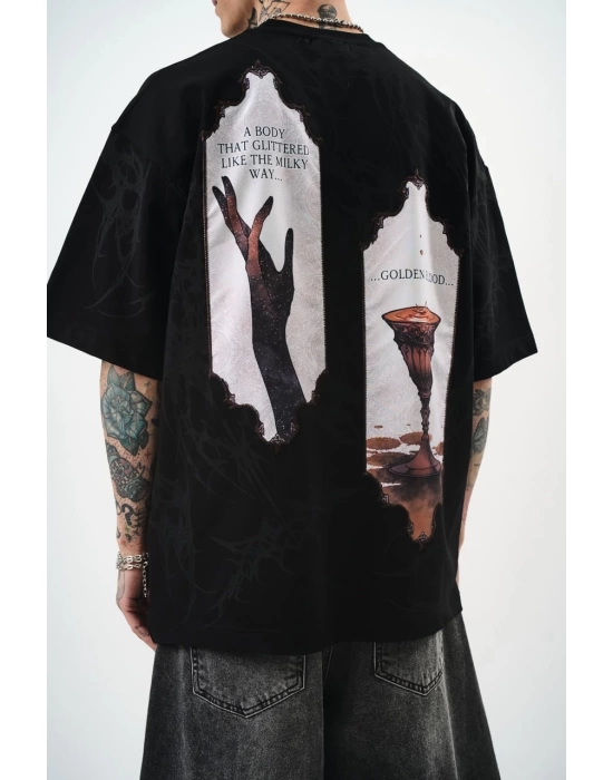 Golden Tasarım Oversize Unisex Tshirt