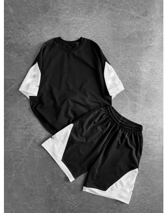 Jr Unisex Şortlu Takım - Siyah