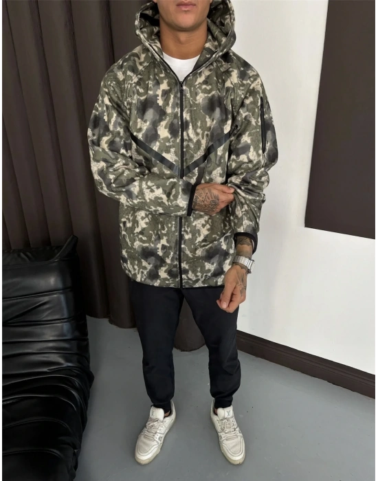 Kamuflaj Desen Tech Hırka