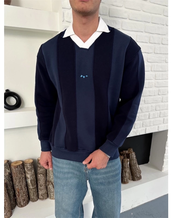 MRNH Polo Yaka Unisex Sweatshirt