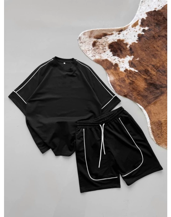NCT Unisex Şortlu Takım - Siyah