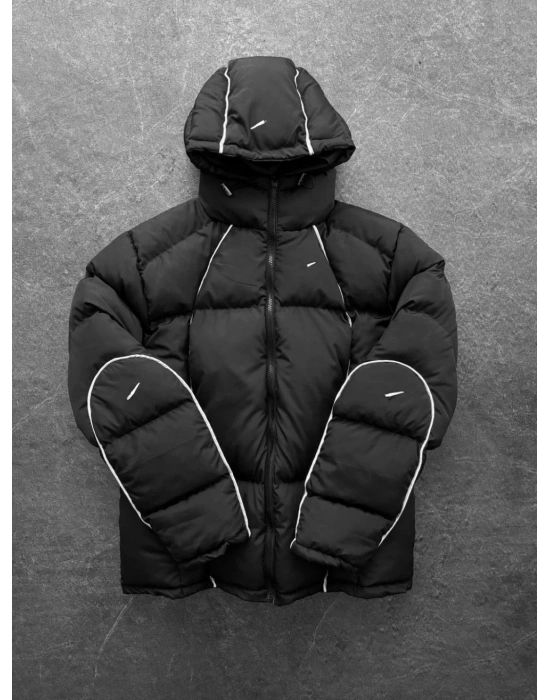 NK Biyeli Dolumlu Unisex Mont-Siyah