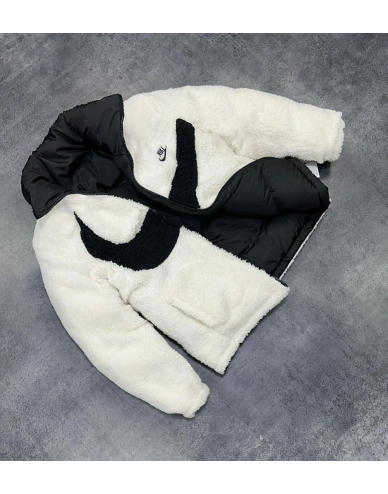 NK Çift Taraflı Unisex Mont-Siyah