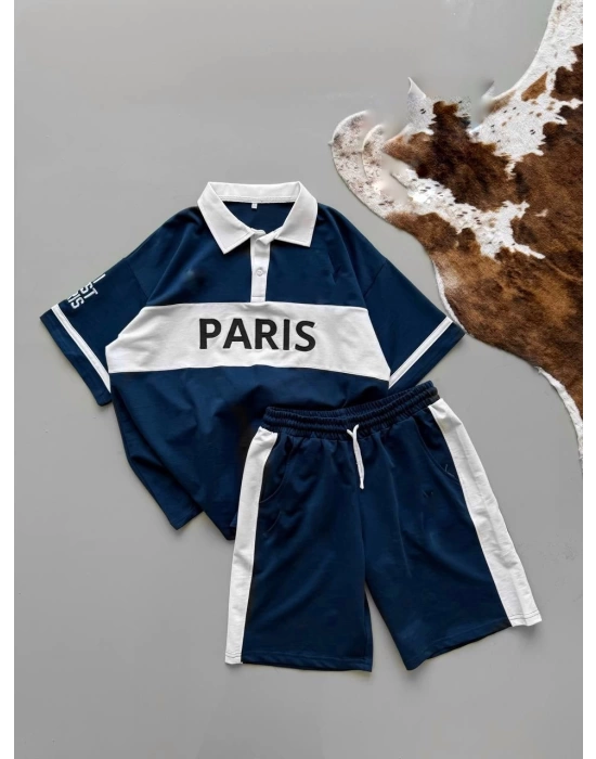 PRS Unisex Şortlu Takım - Lacivert