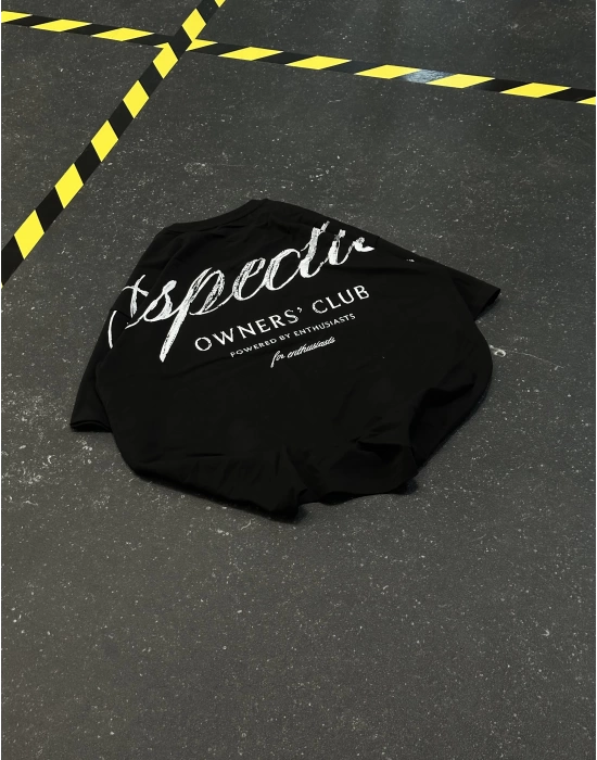 Respect Unisex Oversize Tshirt - Siyah