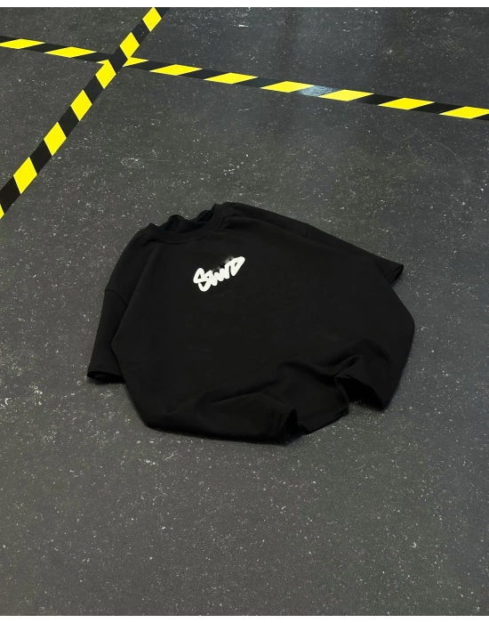 SW Unisex Oversize Tshirt - Siyah