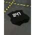 247 Sıfır Kol Oversize Tshirt - Siyah