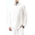 Basic Oversize Keten Gömlek - Beyaz