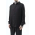Basic Oversize Keten Gömlek - Siyah