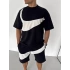 Big Logo Unisex Şortlu Takım - Siyah