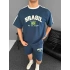 Brasil Unisex Şortlu Takım - Mavi