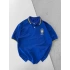 BRSL Biyeli Oversize Unisex Tshirt - Lacivert