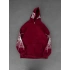 Full Zip Spider Unisex Şardonlu Hoodie-Bordo