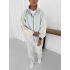 Yan Şeritll Şardonlu Unisex Eşofman Takımı-Gri