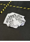 1995 Sırt Baskılı Unisex Tshirt - Beyaz