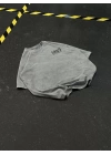 1995 Sırt Baskılı Unisex Tshirt - Gri