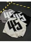 45 Oversize Unisex Tshirt - Beyaz