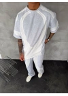 Parçalı Unisex Oversize Eşofman Takımı-Gri