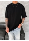 Basic Oversize Unisex Tshirt - Siyah