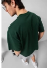 Basic Unisex Oversize Tshirt - Yeşil