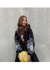 Full Zip Spider Unisex Şardonlu Hoodie-Siyah