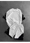 Jr Unisex Şortlu Takım - Beyaz