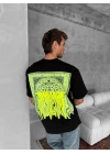 MNRC Sırt Baskı Unisex Tshirt - Yeşil