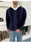 MRNH Polo Yaka Unisex Sweatshirt