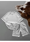NCT Unisex Şortlu Takım - Beyaz