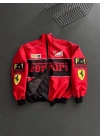 Red FRR Unisex Bomber Ceket