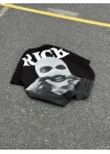 Rich Sırt Baskılı Unisex Tshirt - Siyah