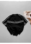 Şeritli Oversize Unisex Tshirt - BES