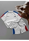 Sport Unisex Şortlu Takım - Beyaz