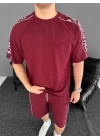 TN Unisex Şortlu Takım - Bordo