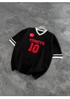 TR 10 Unisex Oversize Tshirt-Siyah