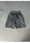 Yıkamalı Basic Unisex Şort
