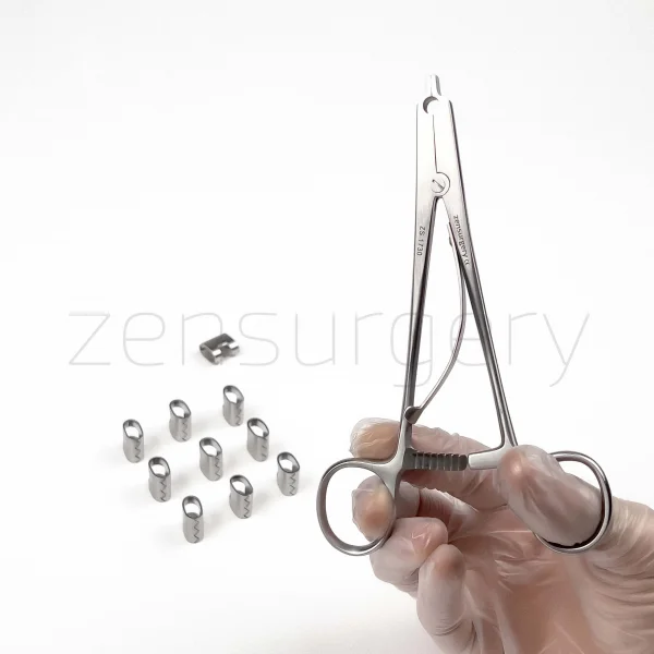 Rainey Clip Applying Forceps (with 10-clips)