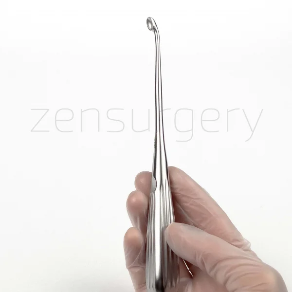 4 Bruns Curettes 8 Angled Up Size 0/2-2 Spine Neuro (Set of 3)