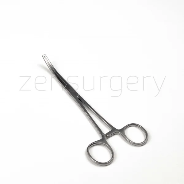 Hemostatik ( Kocher , Rochester ) 18cm Dişli Eğri