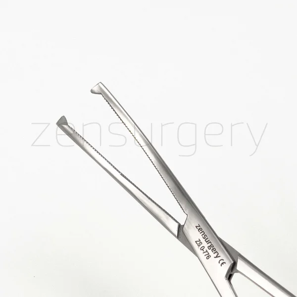 Hemostatik ( Kocher , Rochester ) 18cm Dişli Eğri