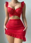 3LÜ KIRMIZI ÖZEL SET