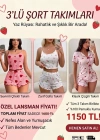 3lü ŞORT TAKIMLARI