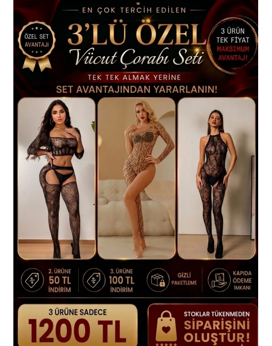 3LÜ VÜCUT ÇORABI SETİ(1)