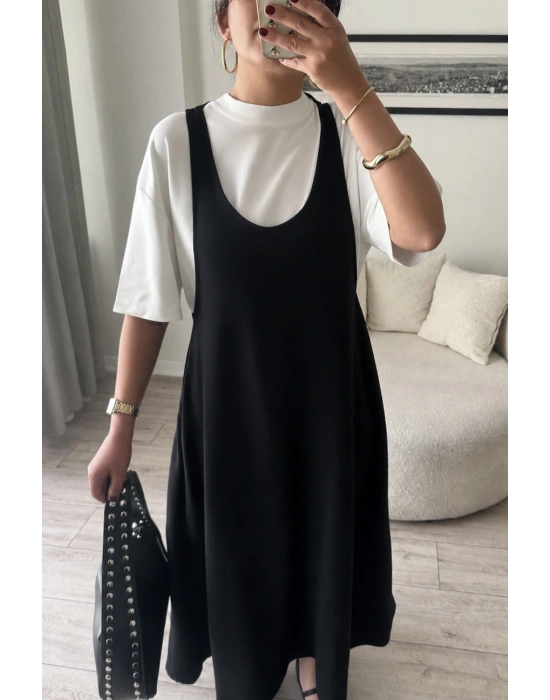 Marka Model Elbise Tişört 2’li Takım