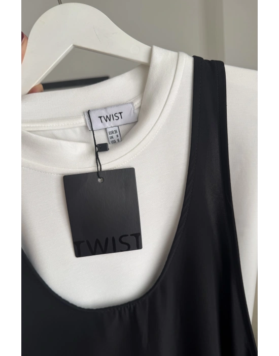 Marka Model Elbise Tişört 2’li Takım