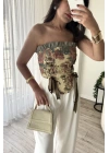 Vintage Desen Kurdeleli Korse