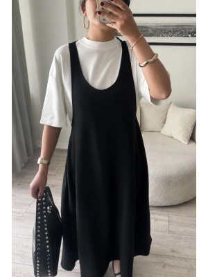 Marka Model Elbise Tişört 2’li Takım